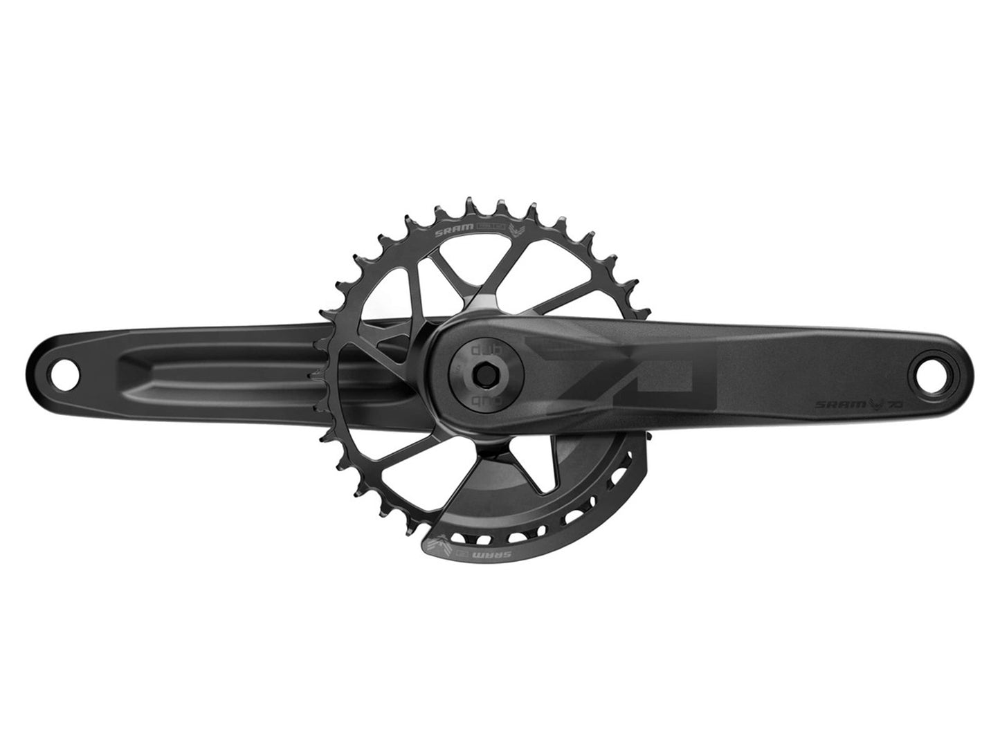 SRM BIELA EAGLE 70 T-TYPE Q174 CL55 DUB MTB WIDE 175 BLACK 32T (2-GUARDS)A1