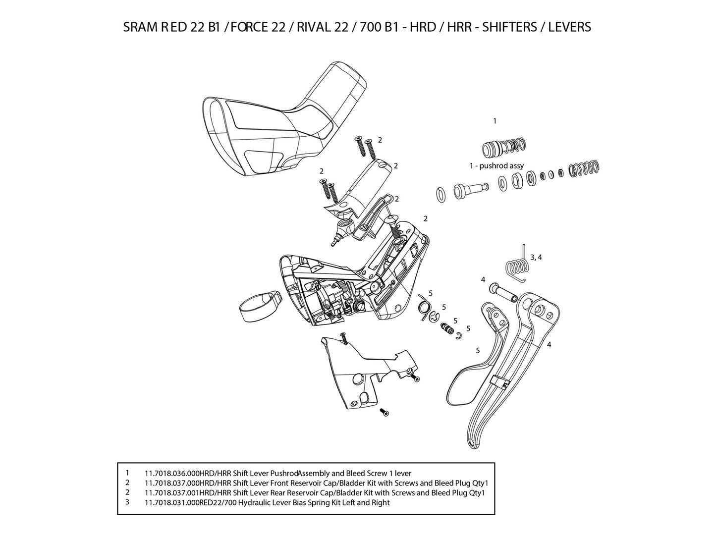 SRM DOBLEMANDO FORCE 1 HIDRAULICO DISC IZQ DEL FLAT MOUNT (SOLO FRENO)
