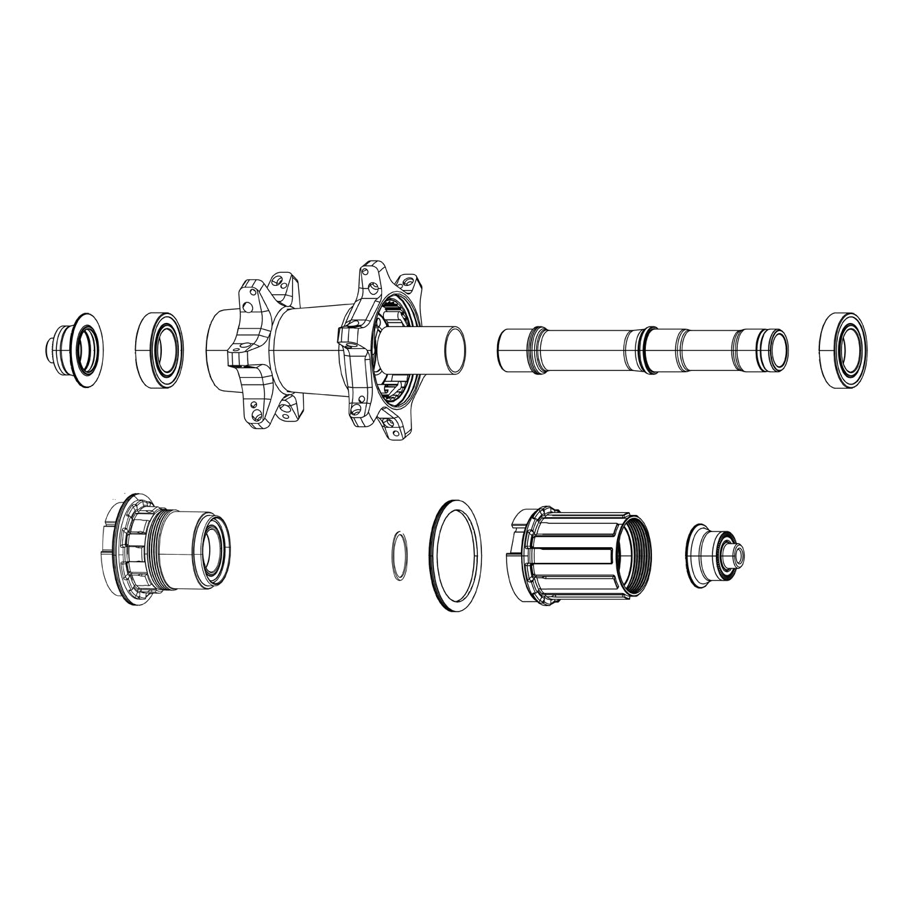 ZIPP REP KIT RODAMIENTOS BUJE DEL. COGNITION NSW DISC