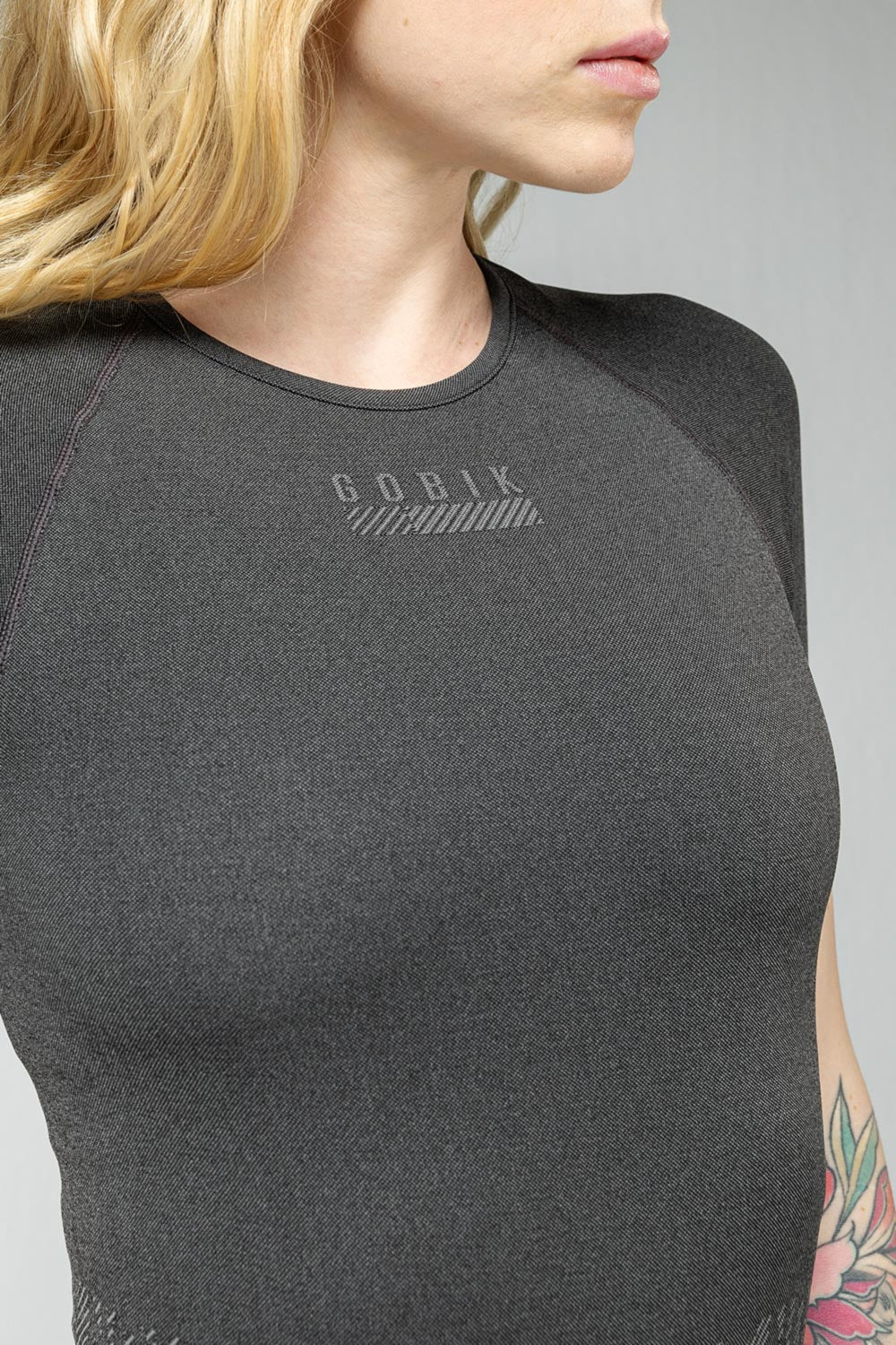 CAMISETA INTERIOR MANGA CORTA LIMBER SKIN MUJER BASALT