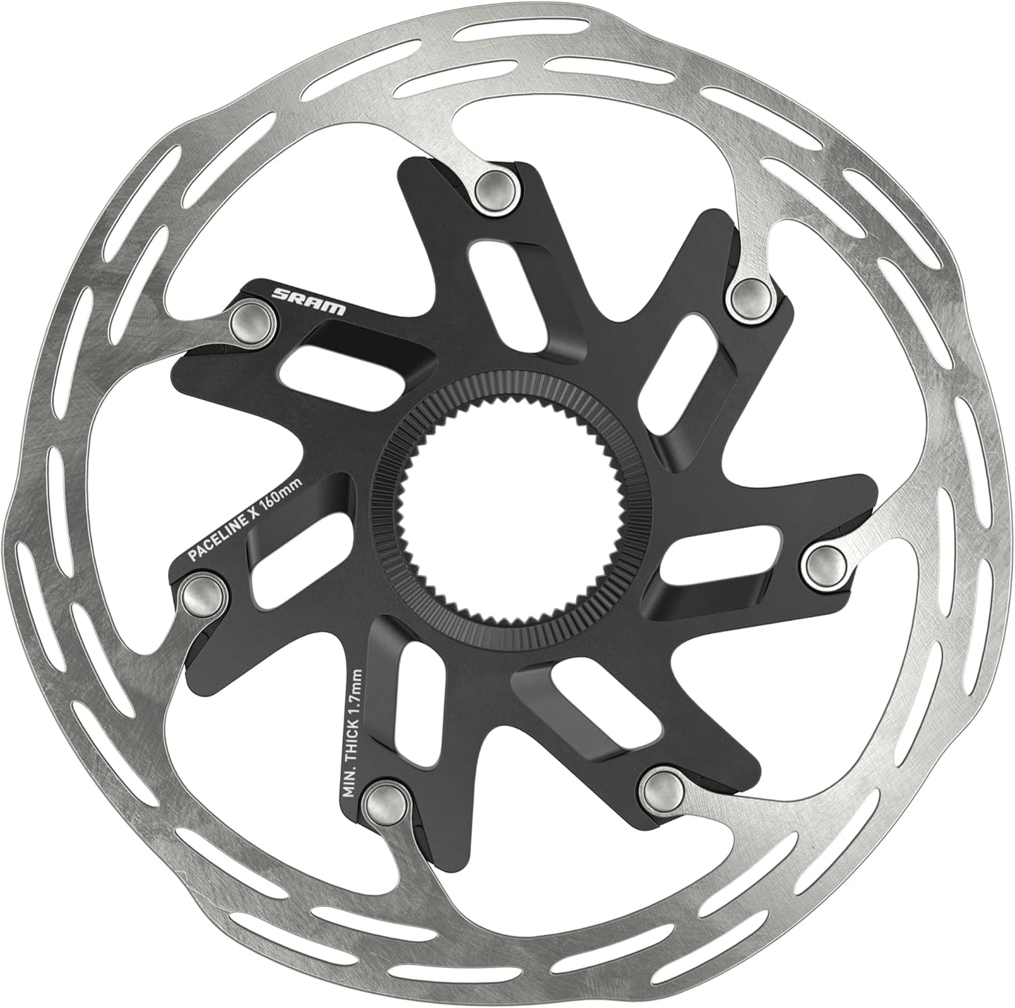 SRM DISCO FRENO PACELINE X 140MM CENTERLOCK ROAD INCLUYE TAPAS CL (BISELADO)