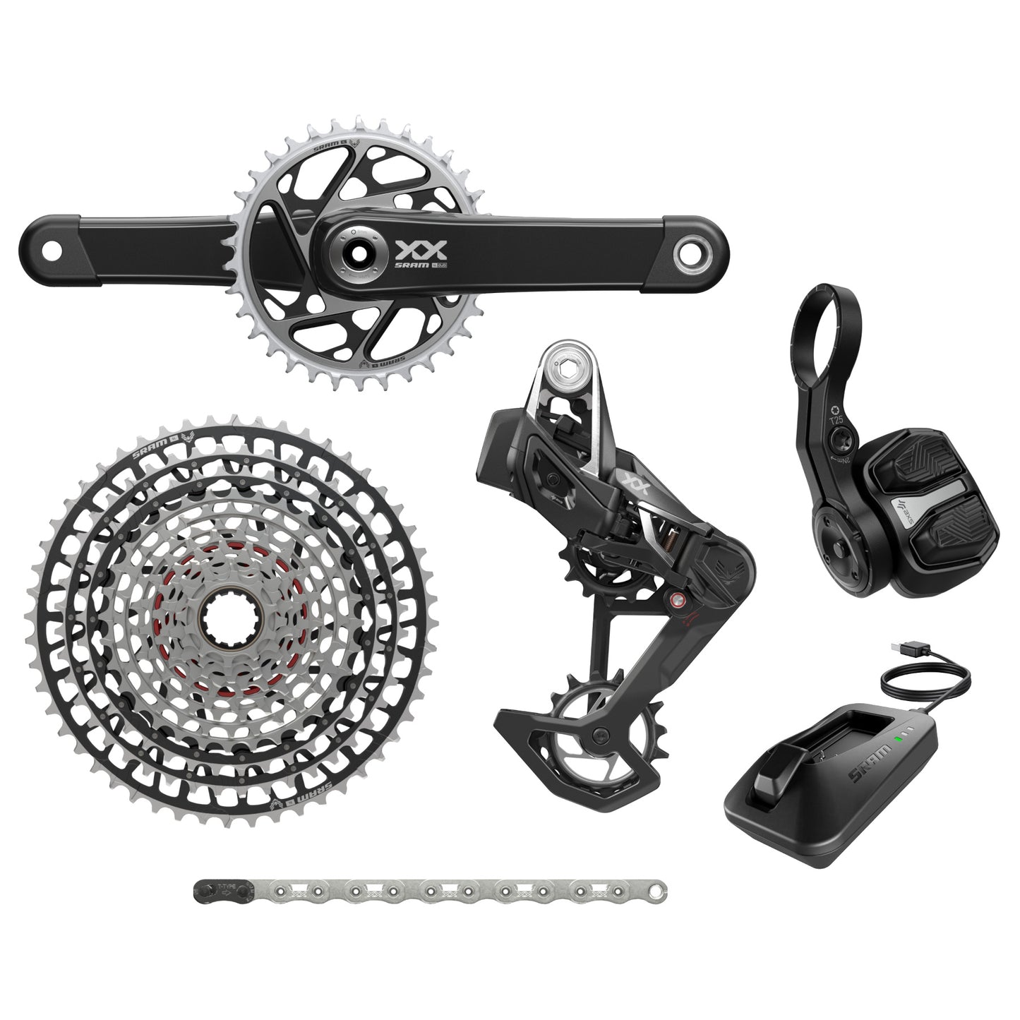 SRM GRUPO EAGLE AXS XXSL T-TYPE Q174 CL55 DUB 165 34T D2*