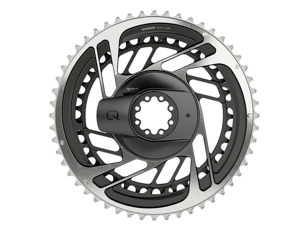 SRM KIT POWERMETER ARAÑA+PLATOS 52/39 DM + DESVIADOR RED AXS POLAR GREY (SIN BATERIA) (CON TORNS)**