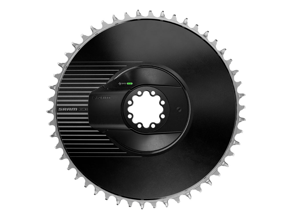 SRM KIT POWERMETER PLATO DM 56T RED / FORCE AXS E1 AERO BLACK/SILVER (CON TORNS)