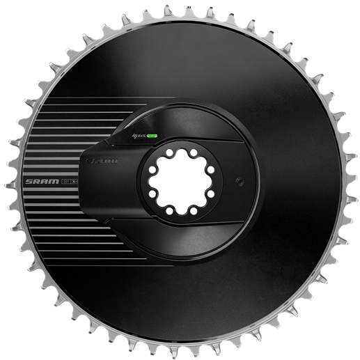 SRM KIT POWERMETER PLATO DM 46T RED / FORCE AXS E1 AERO BLACK/SILVER (CON TORNS)