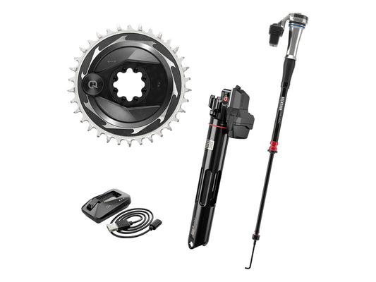 FLIGHT ATTENDANT UPGRADE KIT- (Charger RD 2 Damper for SIDSL, ISOSTRUT FA Shock, XXSL Power Meter, 34t Cring, 2 Batteries w/charger) - TREK Supercaliber 9.9 XX Gen 2**