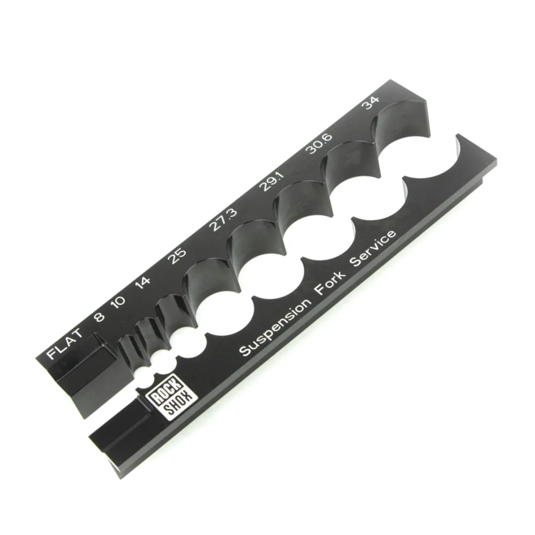 RS VISE BLOCKS-SUSPENSION FORKS-8MM, 10MM, 14MM, 25MM, 27.3MM, 30.6, 34MM (USED FOR FORK SERVICE) B1
