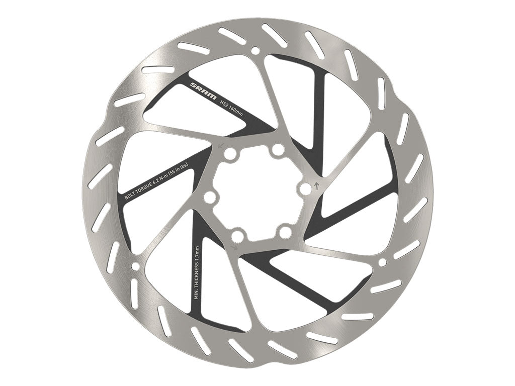 SRM DISCO FRENO HS2 160MM 6T. (BISELADO)