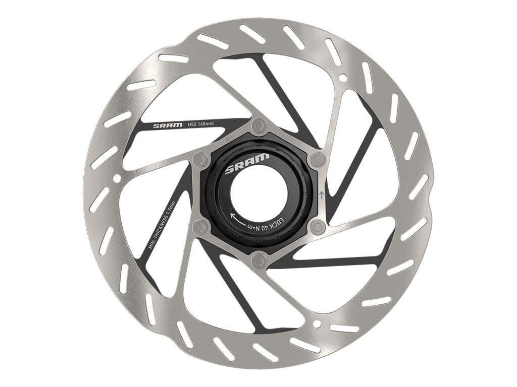 SRM DISCO FRENO HS2 180MM CENTERLOCK (BISELADO)