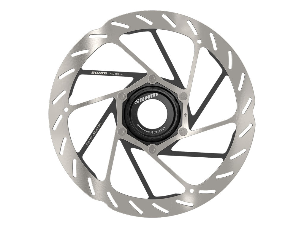 SRM DISCO FRENO HS2 180MM CENTERLOCK (BISELADO)