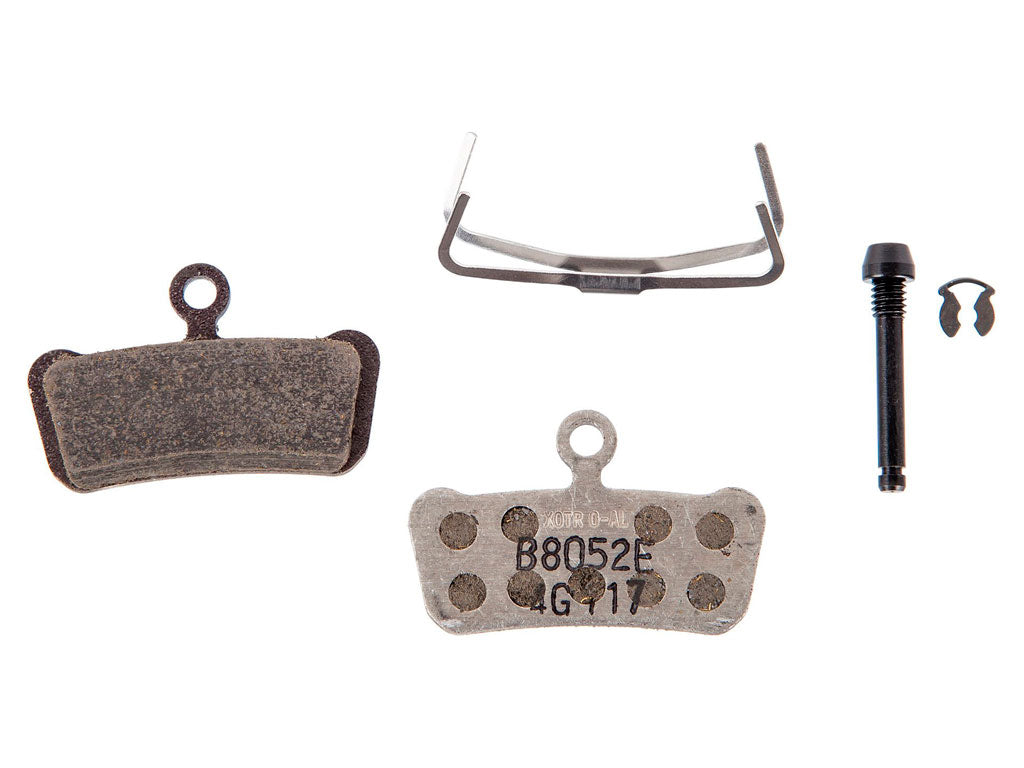 SRM PASTILLA FRENO TRAIL/GUIDE/G2/LEVEL/MOTIVE 4PISTON MEDIUM ORGANICA/ACERO (POWERFUL)