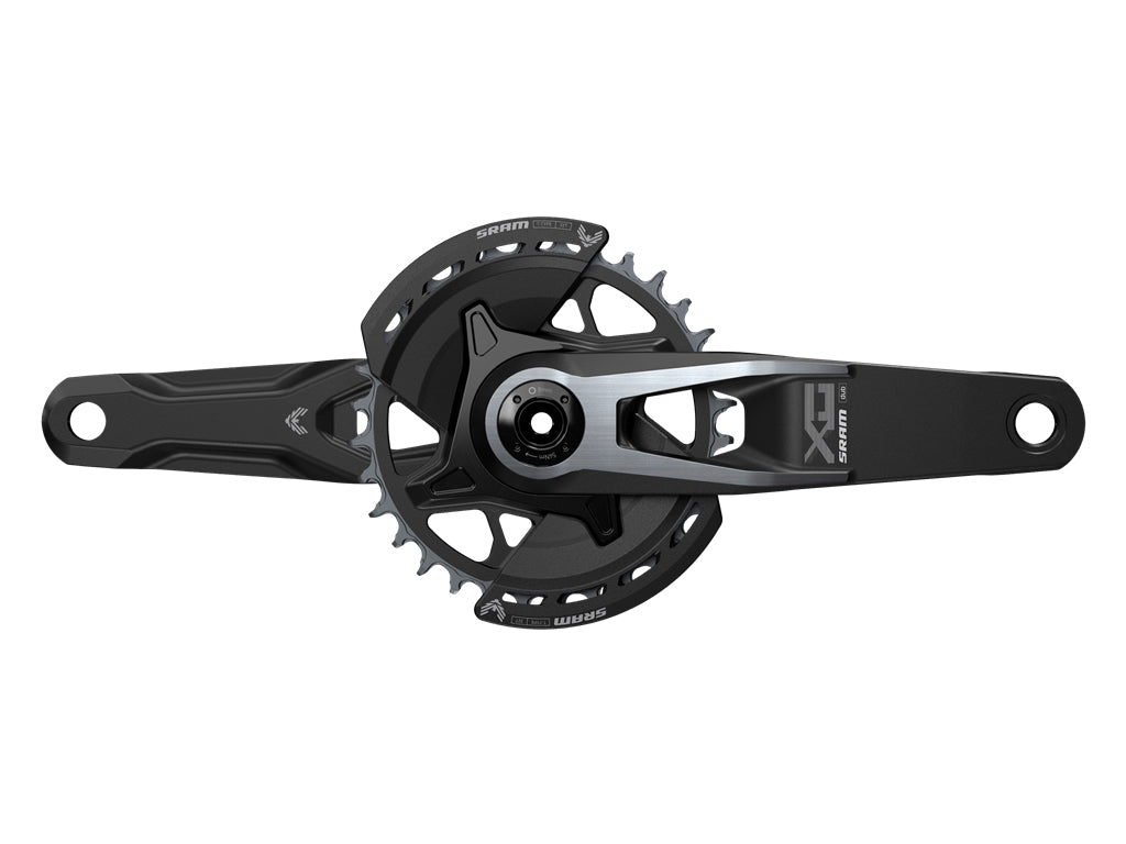 SRM BIELA X0 EAGLE T-TYPE Q174 CL55 DUB MTB WIDE 175 BLACK (2-GUARDS) 32T V2