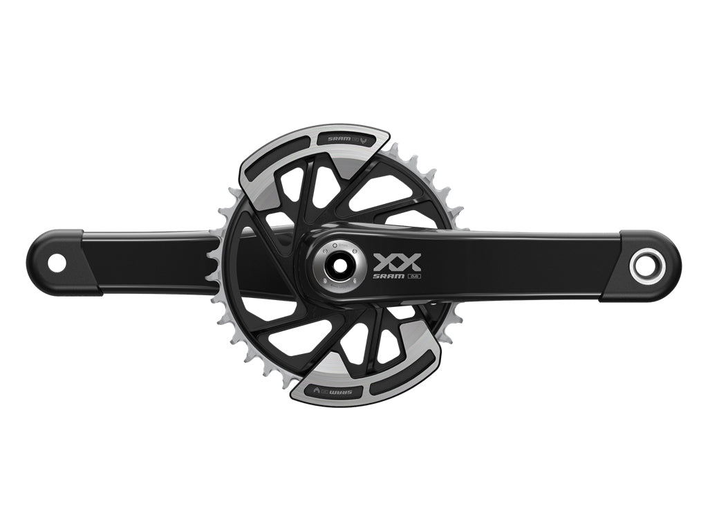 SRM BIELA XX EAGLE T-TYPE Q174 CL55 DUB MTB WIDE 175 BLACK (2-GUARDS) 32T