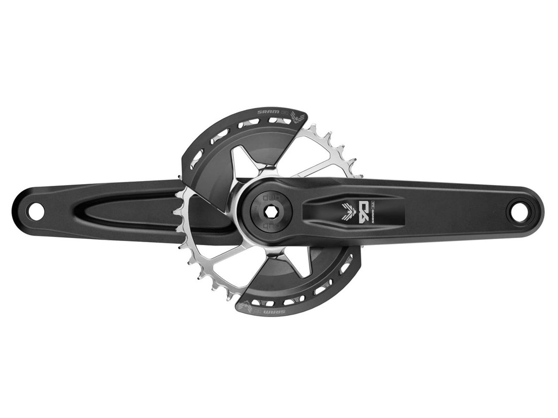 SRM BIELA EAGLE 90 T-TYPE Q174 CL55 DUB MTB WIDE 175 BLACK 32T (2-GUARDS)A1