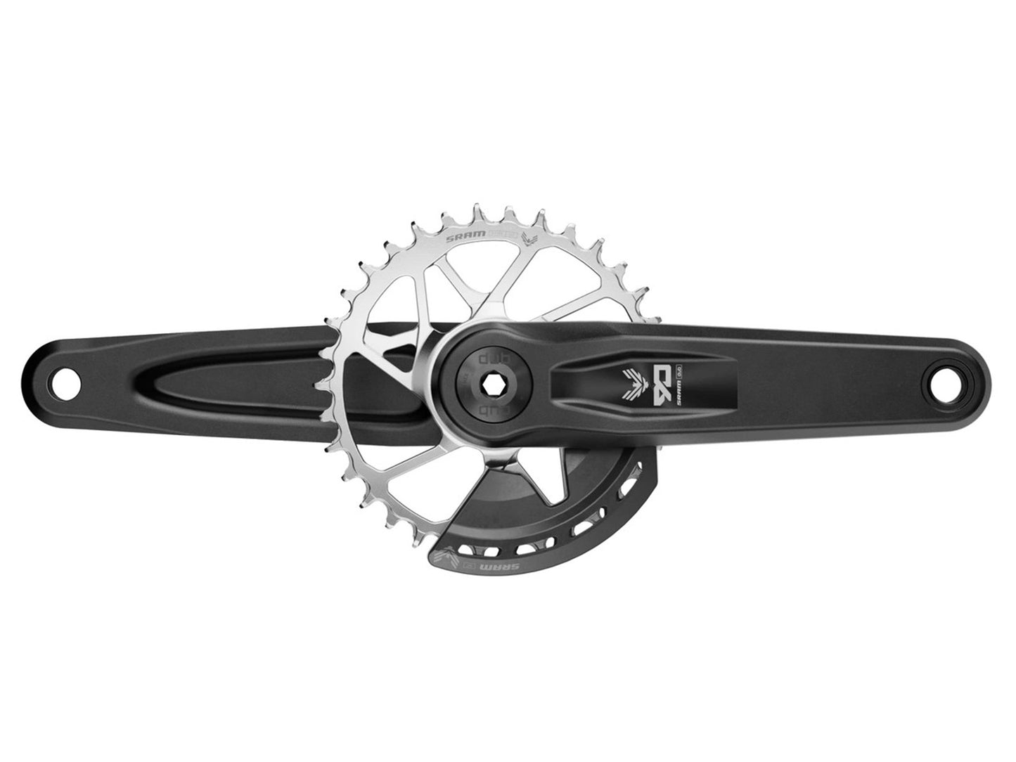 SRM BIELA EAGLE 90 T-TYPE Q174 CL55 DUB MTB WIDE 175 BLACK 32T (2-GUARDS)A1