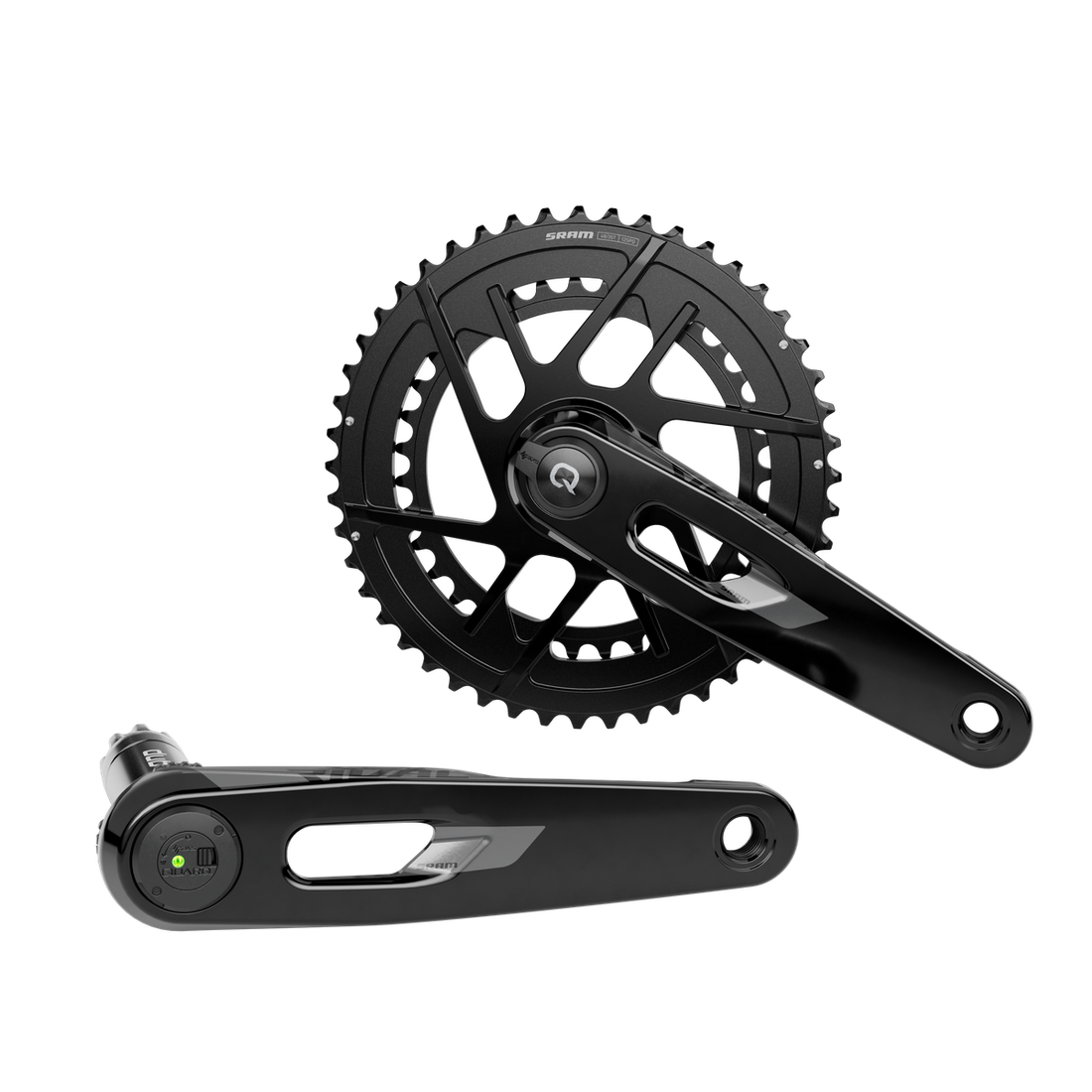 SRM BIELAS POWERMETER EJE RIVAL AXS E1 DUB 160 DM 46/33