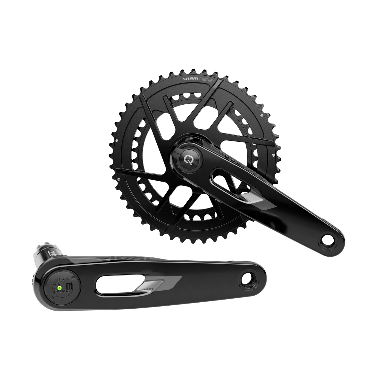 SRM BIELAS POWERMETER EJE RIVAL AXS E1 DUB 160 DM 46/33