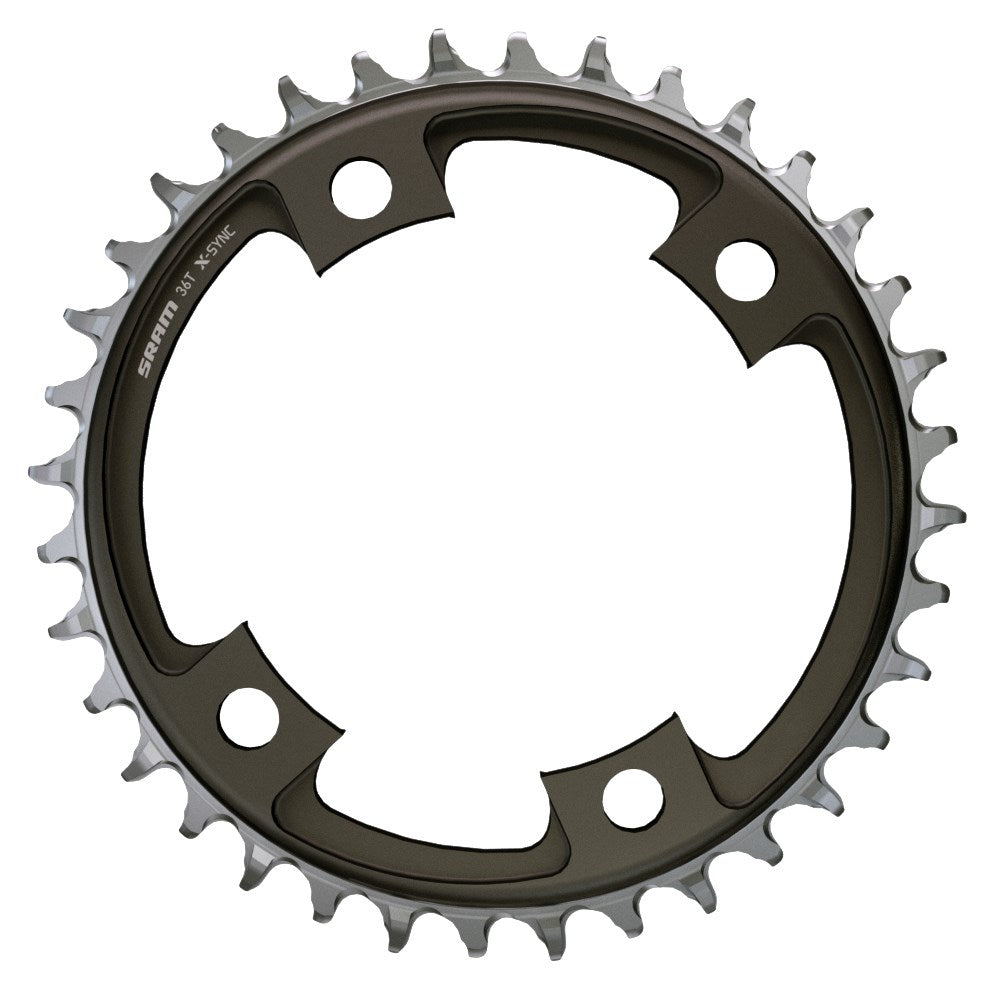 SRM PLATO ROAD (AXS) X-SYNC 12V 44T 107 BCD BLAST BLACK