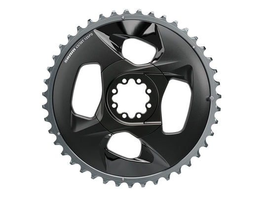 SRM PLATO ROAD FORCE WIDE (AXS) 2X12 43T 94 BCD POLAR GREY WITH COVER PLATE