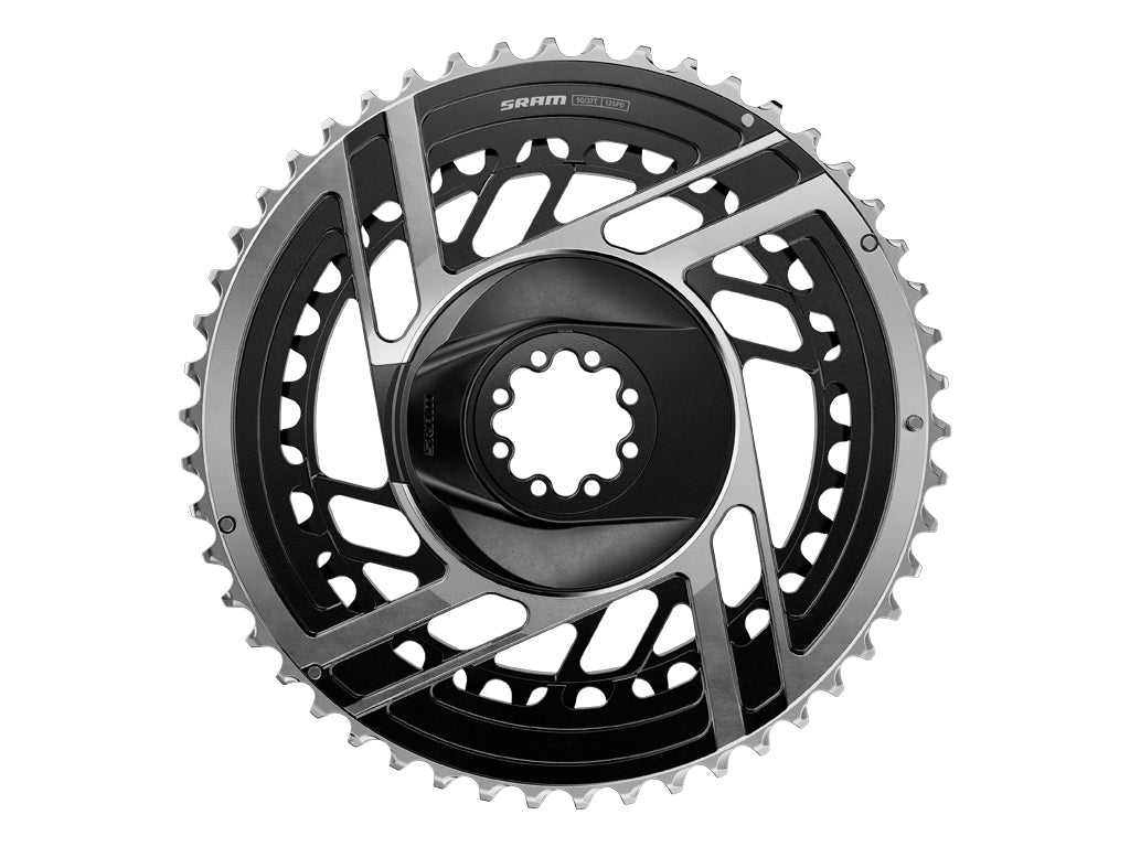 SRM KIT PLATOS ROAD RED AXS E1 2X12 48/35T DM BLACK SILVER (SIN TORNS)