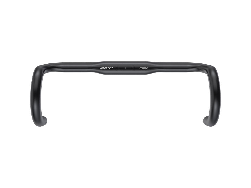 ZIPP MANILLAR S COURSE 70 ERGO 38 31.8 NEGRO /  LOGO GRABADO A2 -AL6061