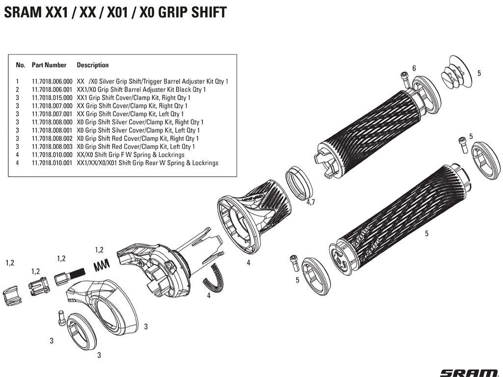 SRM CAMBIO XX1 TYPE2.1 11V RED