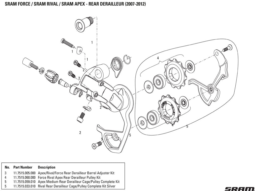 SRM PUENTE FRENO FORCE / FORCE22 DEL&TRAS