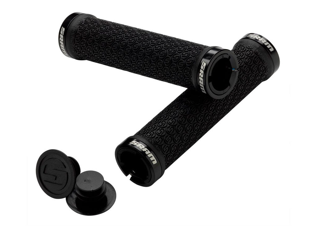 SRM PUÑO LOCKING GRIPS BLK DOUBLE CLAMP
