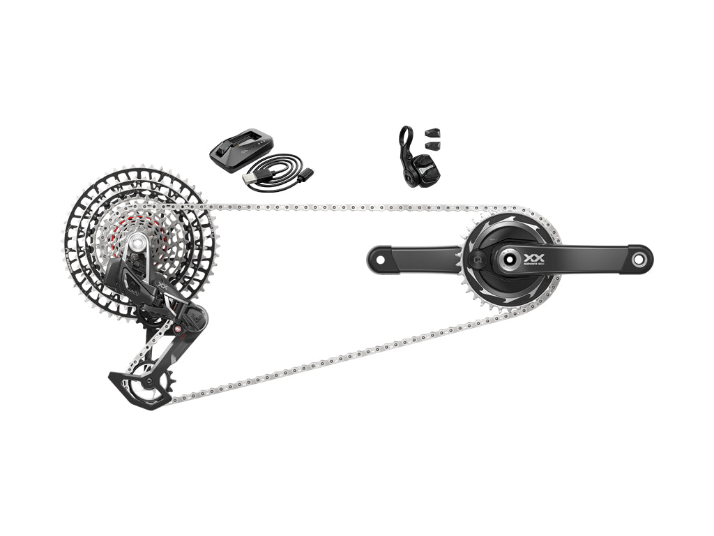 SRM BIELA POWERMETER ARAÑA XXSL EAGLE T-TYPE Q174 CL55 DUB MTB WIDE 165 BLACK 34T