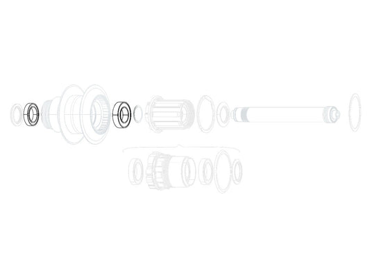 ZIPP REP RODAMIENTOS BUJE SUPER9 (1X61903 & 1X61803)