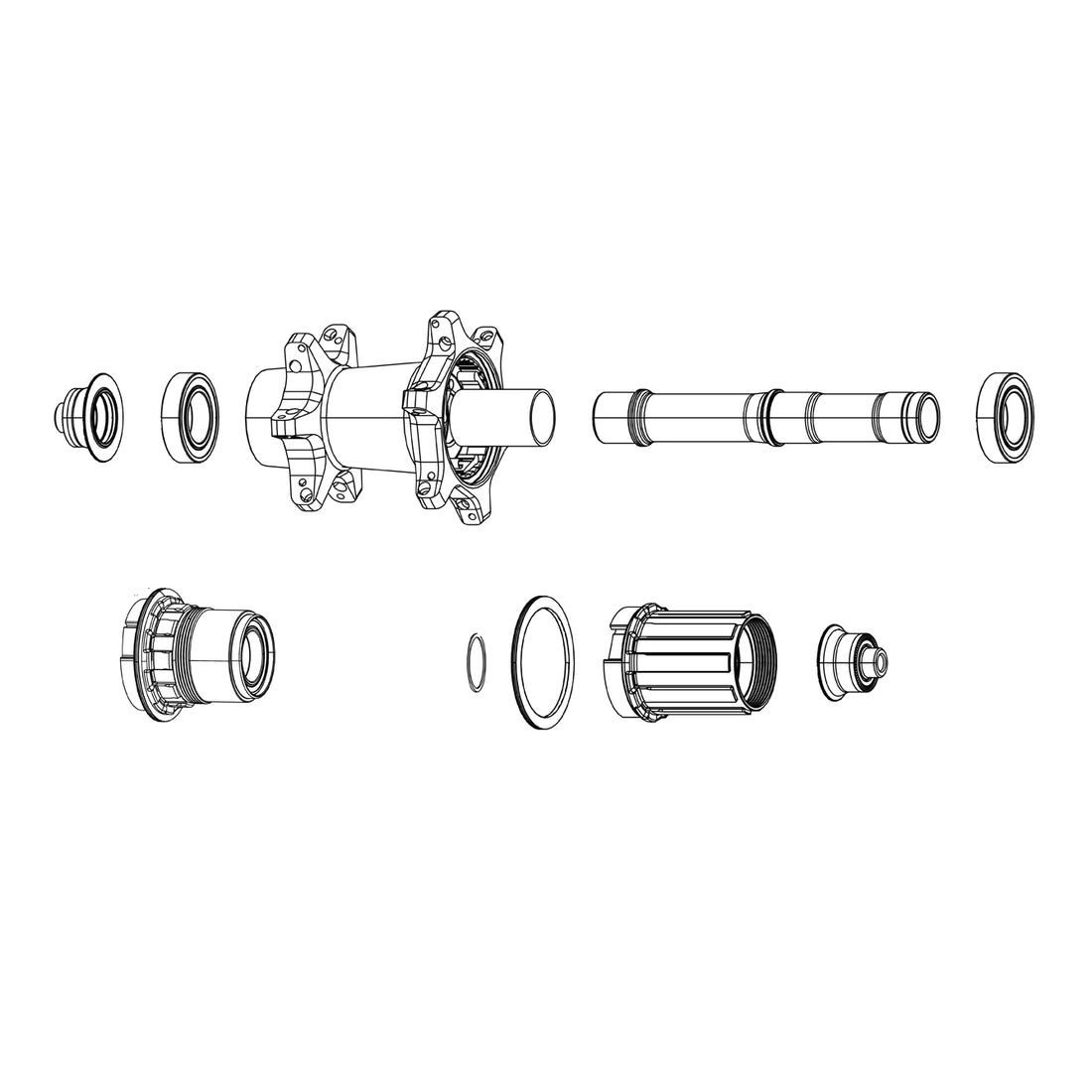 ZIPP REP KIT RODAMIENTOS BUJE DEL. COGNITION NSW DISC