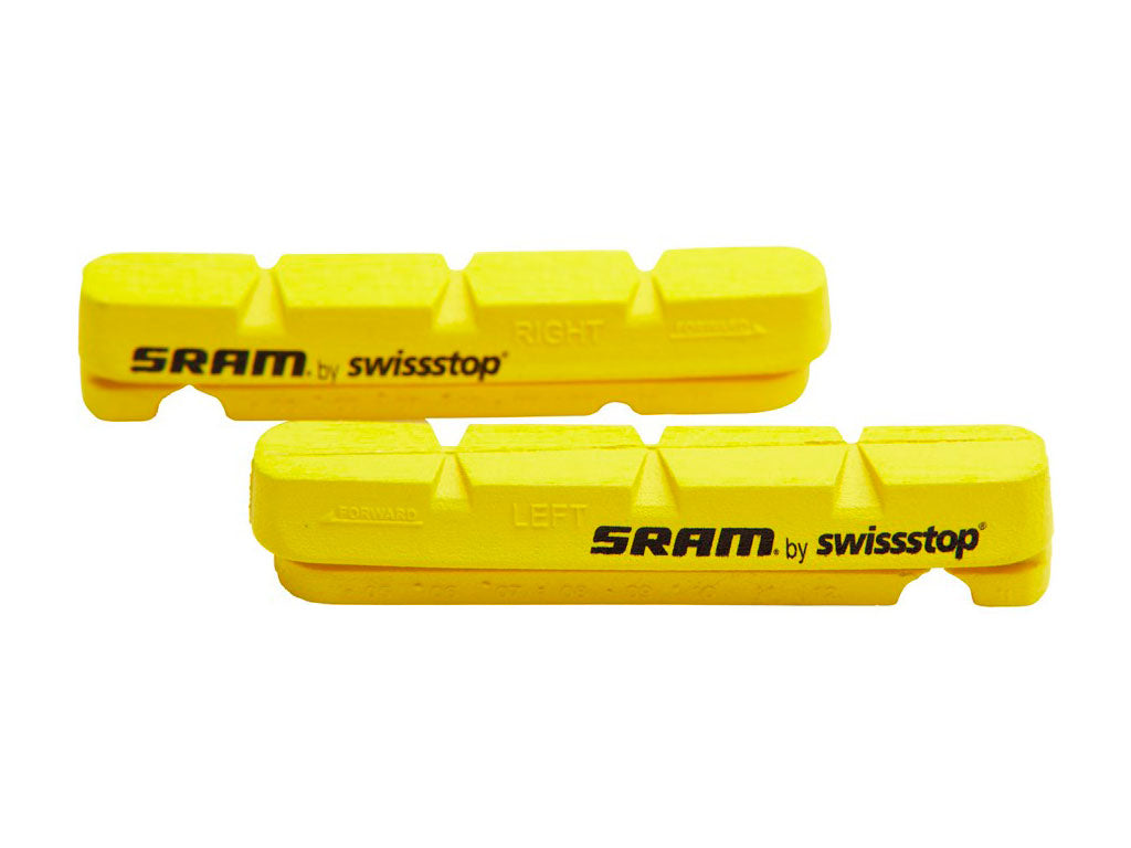 SRM RECAMBIO ZAPATA DM CARBONO ROAD (DIRECT MOUNT) (amarilla)