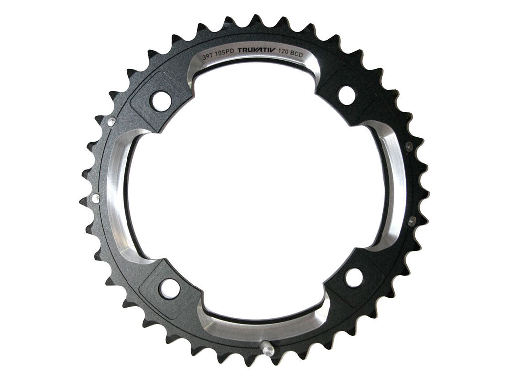 SRM PLATO MTB NEGRO 39 DIENTES (2x10 GXP) 120BCD