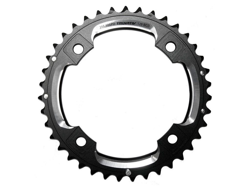 SRM PLATO MTB NEGRO 39 DIENTES (2x10 GXP) 120BCD