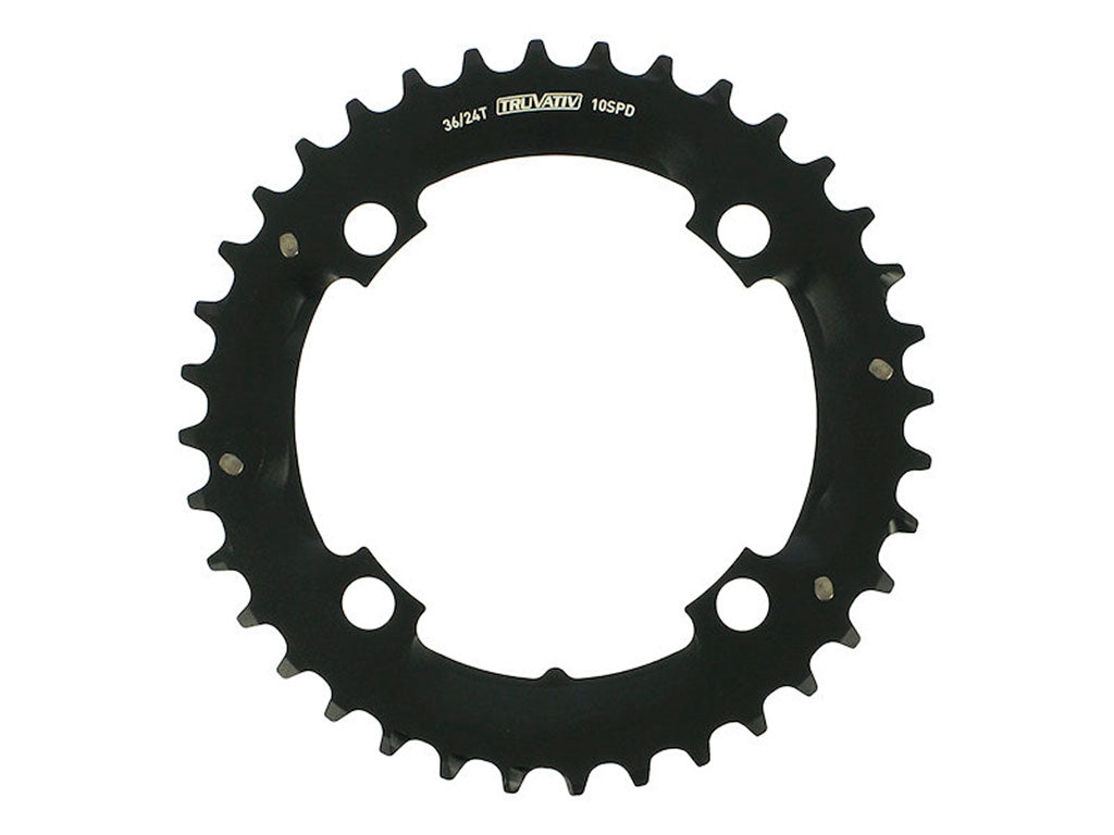 SRM PLATO MTB NEGRO 39 DIENTES (2x10 GXP) 120BCD