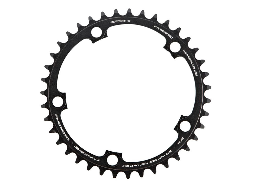SRM PLATO ROAD RED22 53 DIENTES 11V 130 BCD FALCON GREY