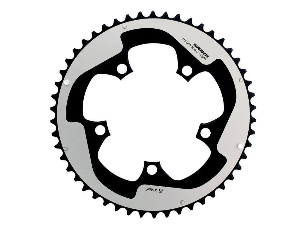 SRM PLATO ROAD RED22 53 DIENTES 11V 130 BCD FALCON GREY