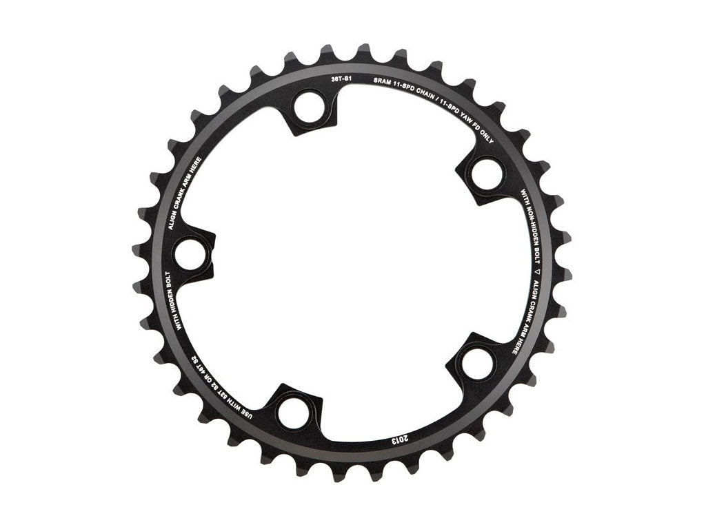 SRM PLATO ROAD RED22 53 DIENTES 11V 130 BCD FALCON GREY