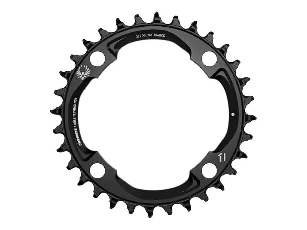 SRM PLATO X-SYNC 12/11V EAGLE 32D 104BCD BLK