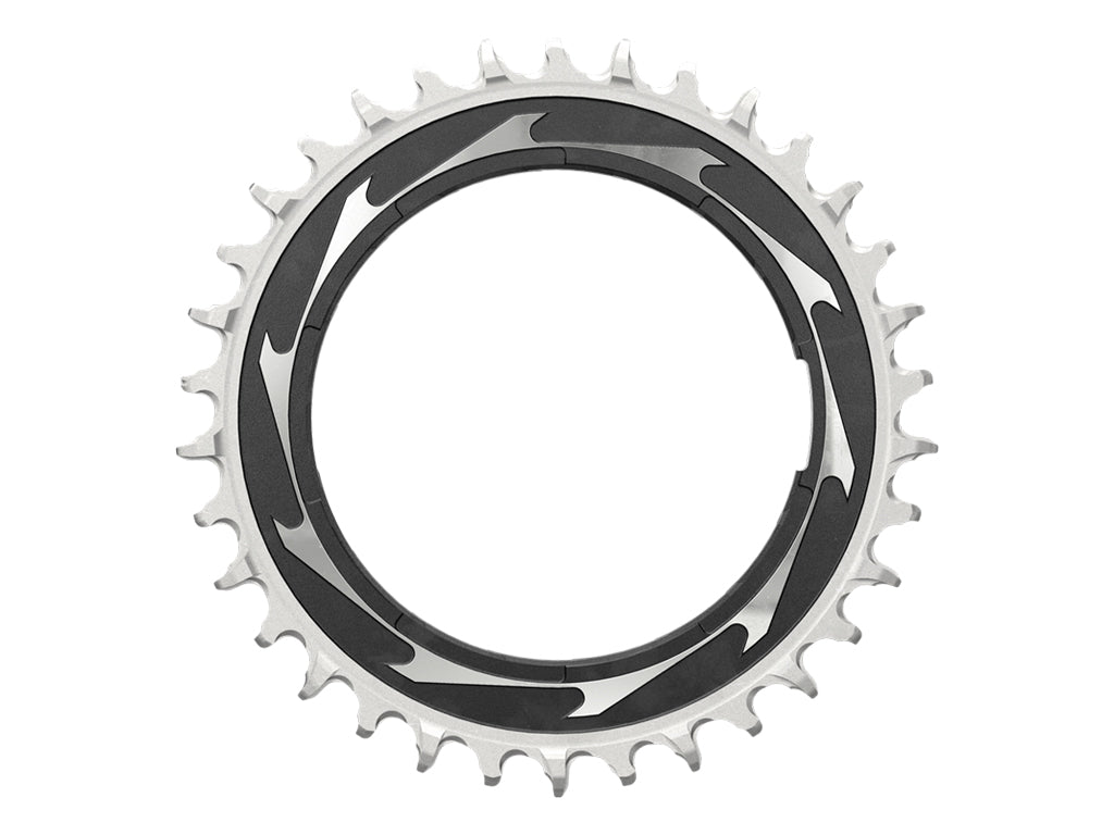 SRM PLATO XXSL EAGLE T-TYPE OFF 3MM 12V 38D ROSCA POWERMETER BLACK/SILVER D1