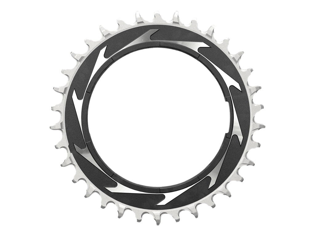 SRM PLATO XXSL EAGLE T-TYPE OFF 3MM 12V 38D ROSCA POWERMETER BLACK/SILVER D1