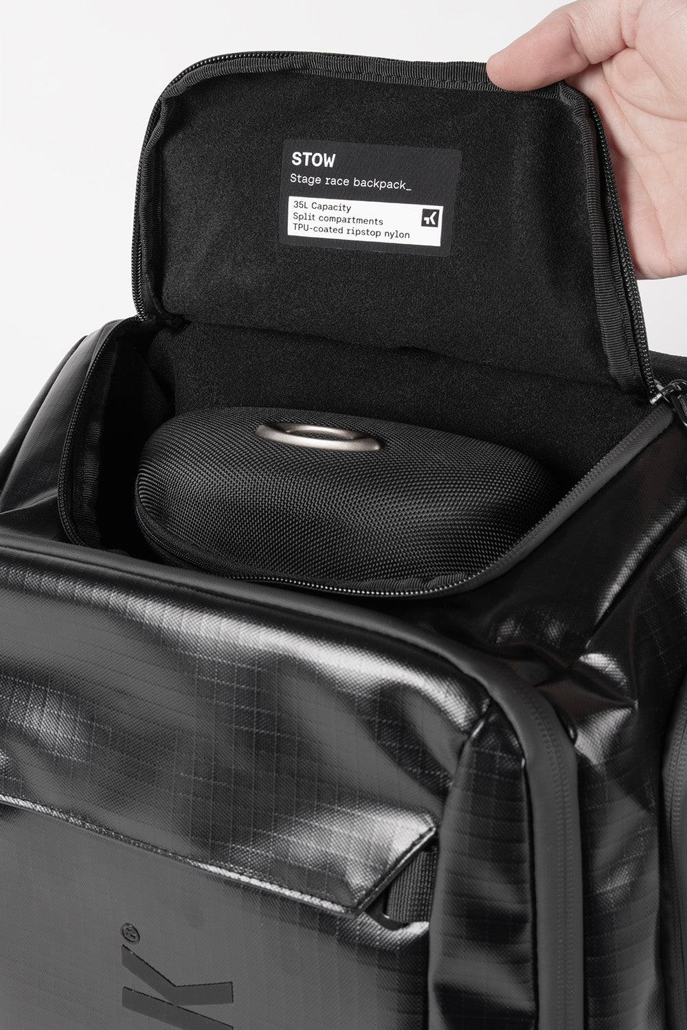 MOCHILA DE CICLISMO STOW TRUE BLACK 35L