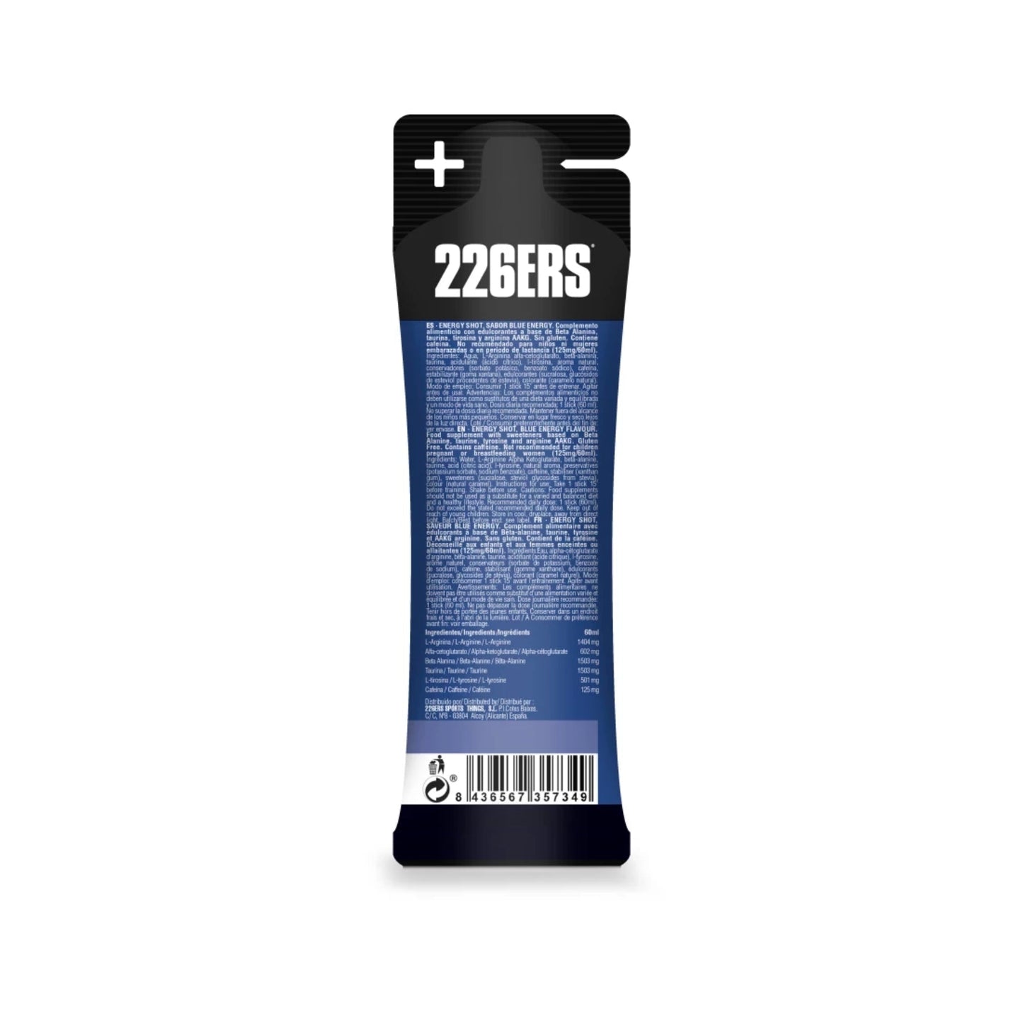 226ers Energy Shot Stick 60ml