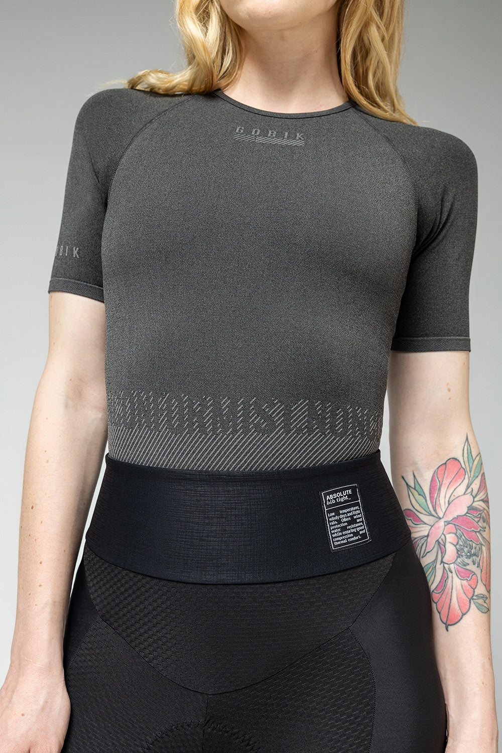 CAMISETA INTERIOR MANGA CORTA LIMBER SKIN MUJER BASALT