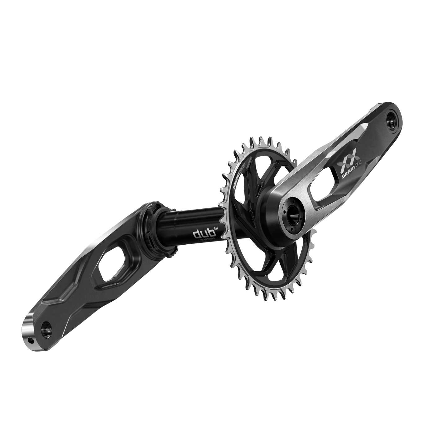 SRM BIELA XX DOWNHILL T-TYPE CL56,5 DUB MTB 150 BLACK 34T*