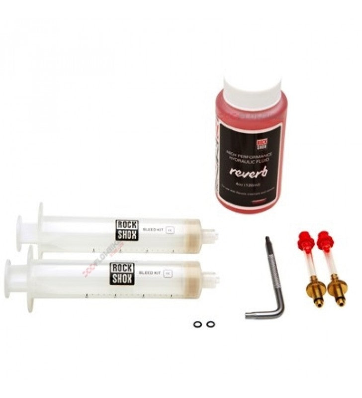KIT UNIVERSAL DE SANGRADO REVERB (INCLUYE 2 JERINGAS, 2 CONECTORES ESTÁNDAR, CONECTOR PARA CARGADOR Y ADAPTADOR BLEEDING EDGE PARA REVERB)