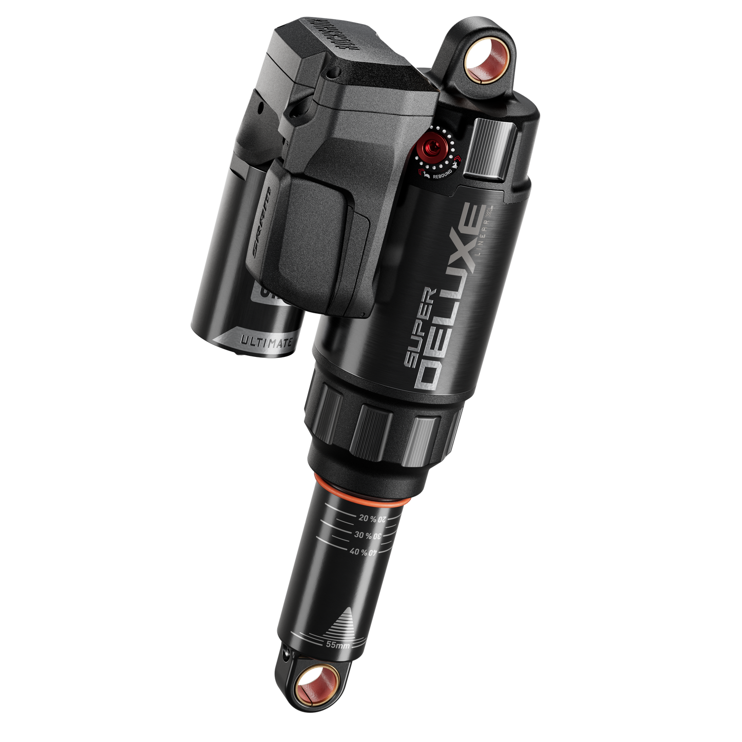 REAR SHOCK SUPER DELUXE ULTIMATE FLIGHT ATTENDANT (210X55) STANDAR STANDAR ( 8X20,BATTERY,USB C CHARGER,BEARING KIT) D1 HIGHTOWER2,3 2019 2024