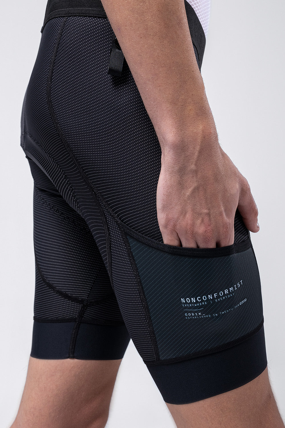 CULOTTE CORTO COMMANDER SIN TIRANTES HOMBRE BLACK - K7