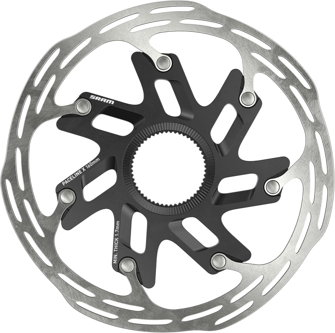 SRM DISCO FRENO PACELINE X 140MM CENTERLOCK ROAD INCLUYE TAPAS CL (BISELADO)