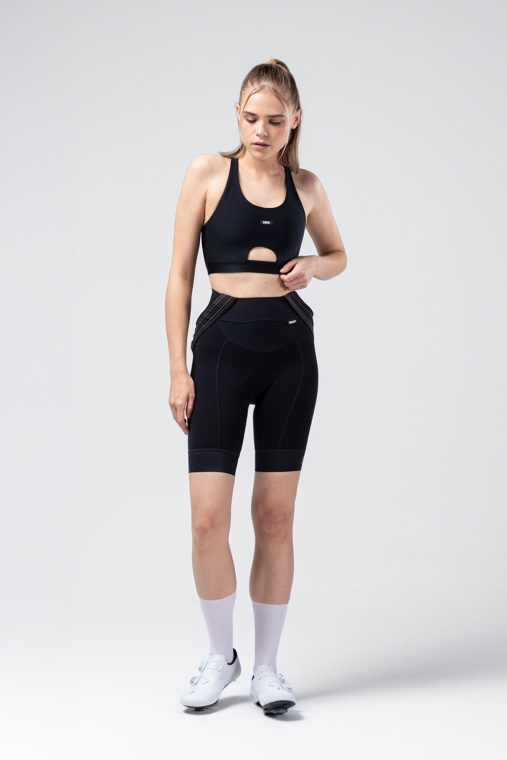 SUJETADOR DEPORTIVO CRUX MUJER JET BLACK